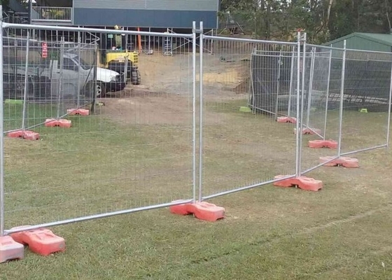 2100mm By 2400mm Temporary Steel Fencing Portable Welded Metal Outdoor
