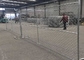 Individual Durable 6ft Height Temporary Security Fencing Chain Link Portable