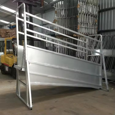 Galvanized Livestock Equipment Adjustable Cattle Sheep Loading Ramp