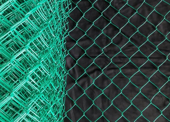 6FT Tall 25m Length/Roll Steel Chain Link Fencing For Garden