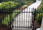 CE Waterproof Steel Garden Fencing Panels , 2.4m Wide High Security Fence