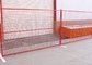 ISO 6 Ft By 10 Ft Fence Panels , Rustproof Construction Site Fencing