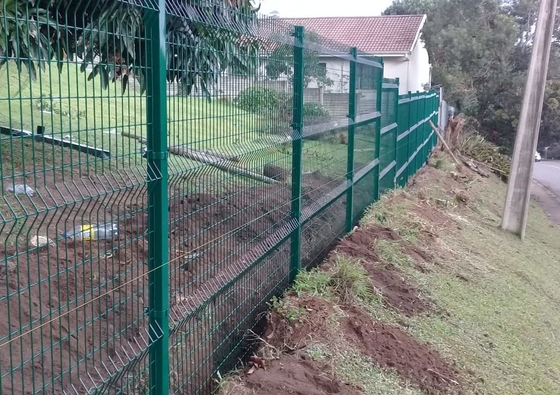 ISO-2001 Anti Climb 8 Foot Wide Fence Panels With Welded Wire