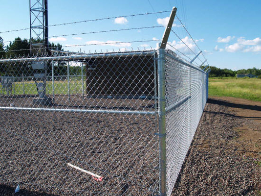1800mm Tall Tower Fencing , 50m Length Heavy Duty Chain Link Fencing