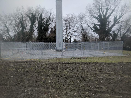 1800mm Tall Tower Fencing , 50m Length Heavy Duty Chain Link Fencing