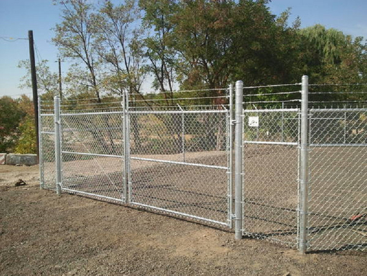 Rot Proof 6 Foot 50x50mm Mesh Tower Fencing With Chain Link