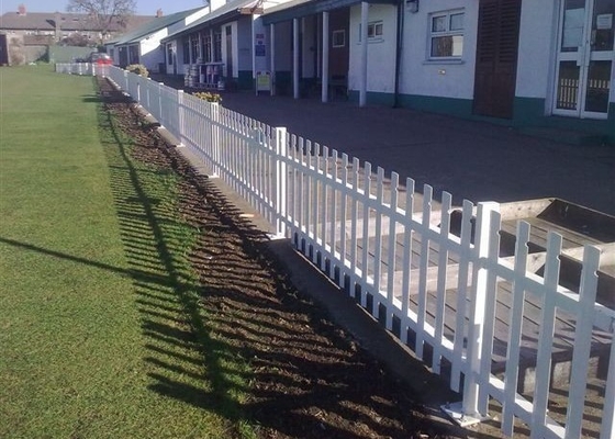 D Section 1.2m Steel Palisade Fencing With Hot Dipped Galvanized