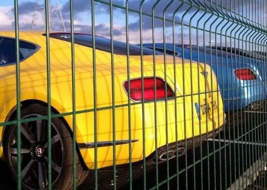 Unobstructed Visibility 4mm Security Wire Mesh Fencing Pvc Coated Green