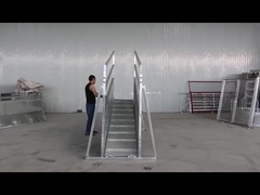 Регулируемый пандус загрузки скотин с воротом